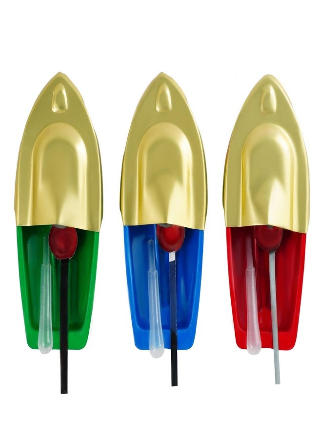 TOOLART® 3 Pcs Steam Powered Toy Boat Set | Pop Pop Mini Metal Candle Boat for Kids | Retro Science Toy | Color May Vary (rg_steam_Boat_3S) - Image 1